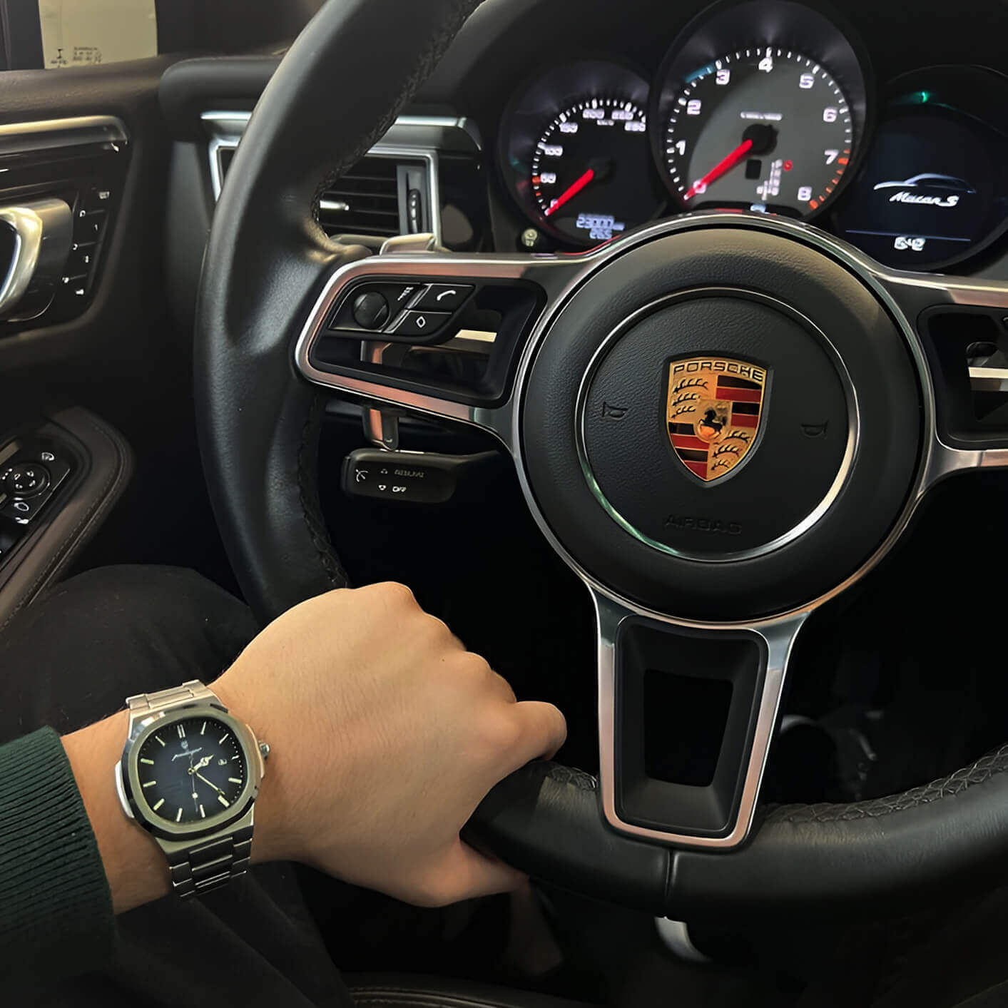 Relógio Masculino Poedagar Nautilus 40 mm | Caixa + Ajustador de Pulseira