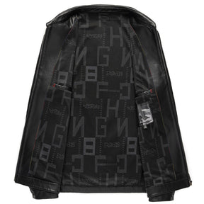 Jaqueta de Couro Legítimo - Black Elegance