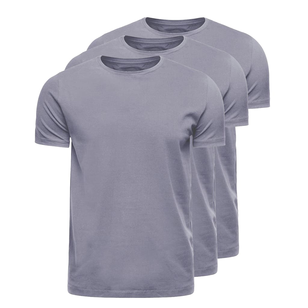 Kit 3 Camisetas Pima Premium